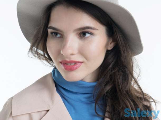 Мягкая фетровая шляпа с цепочкой, серо-бежевый, Onesize, фотография 1