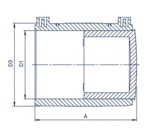 Заглушка электросварная SDR11 D63, фотография 2