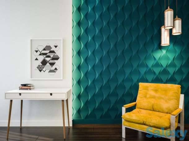 Гипсовые 3Д панели для стен Алматы, фотография 8