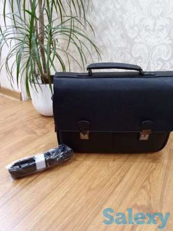 Кожаный мужской портфель, фотография 1