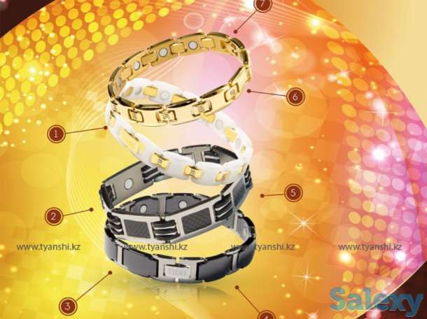 Титановый магнитный браслет, фотография 1