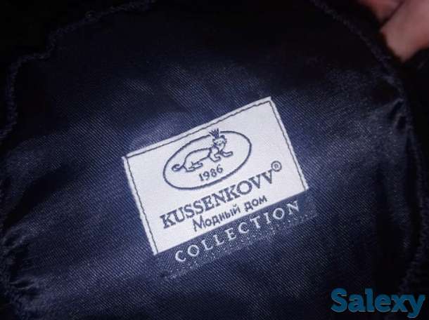 Шапка женская песцовая черная, фотография 2