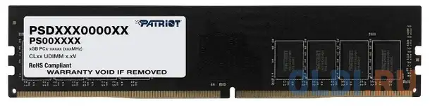 Оперативная память для компьютера patriot psd432g26662 dimm 32gb ddr4 2666 mhz, фотография 1
