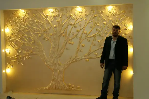 Художественное оформление помещений, барельефы,рельефные панно,объёмные картины, скульптура,роспись стен., фотография 5