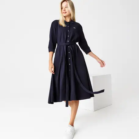 Женское платье lacoste с поясом, фотография 1