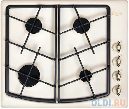 Варочная панель газовая gefest 1211 к54 кремовый, фотография 1