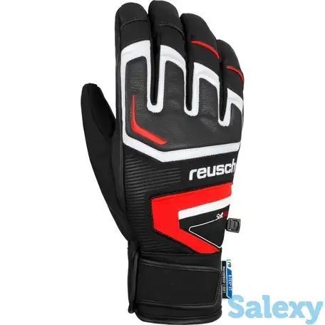 Перчатки reusch 18-19 thunder r-tex xt black/white/fire red, фотография 18