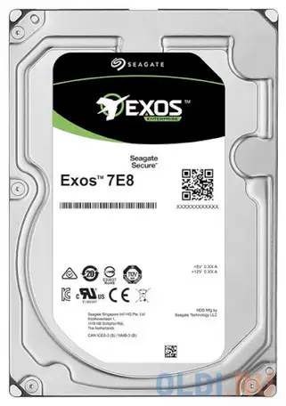 2tb seagate hdd server exos 7e8 (st2000nm004a) {sas 12gb/s, 7200 rpm,, фотография 1