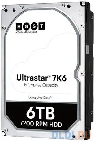 Жесткий диск hgst ultrastar dc hc310 (7k6) hus726t6tale6l4 6 tb, фотография 1