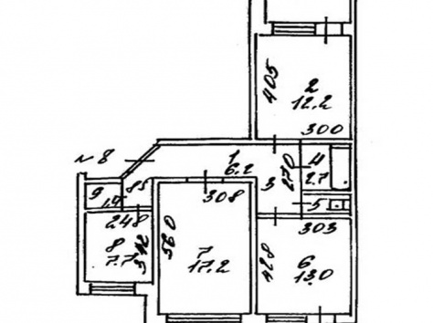 3-х комнатная квартира Ауэзова 91, фотография 1