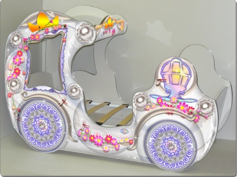 детские кроватки-машинки, кроватки-кареты, фотография 5