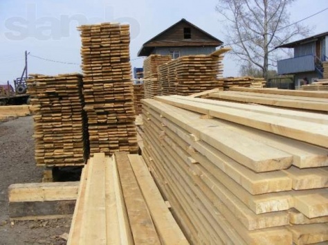 Доска обрезная и необрезная, брус, фотография 1