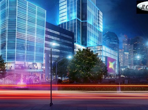 Световое оформление зданий и интерьеров, иллюминация, фотография 1