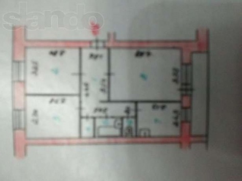 Продам в г. Риддер 3х ком улуч. планир. 4мкр, фотография 2