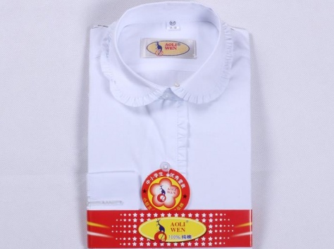 Белая рубашка, с длинным рукавом, фотография 3