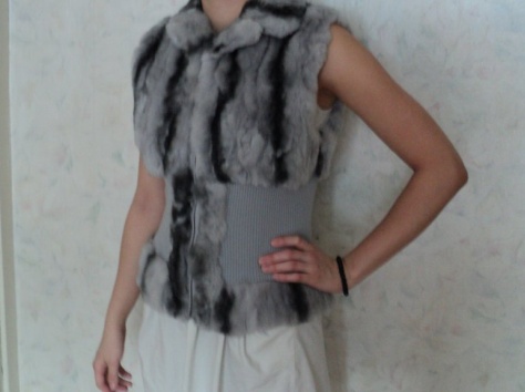 продам жакет меховой лиса-20000тг,искусственный мех-10000тг, фотография 1