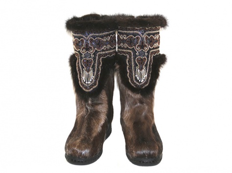 Продам женские унты из оленей шкуры, фотография 1