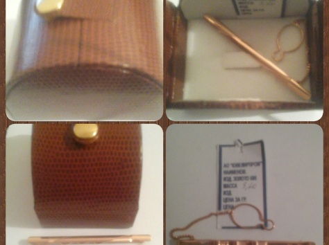 Продам золотой зажим для галстука. , фотография 1