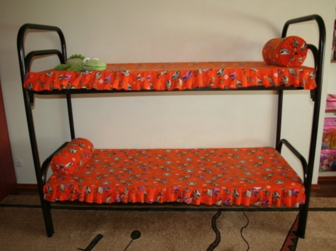 двухъярусная кровать с матрацами, фотография 2