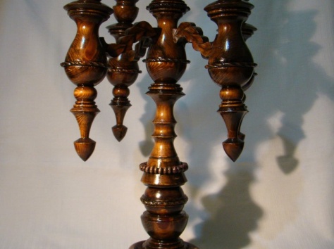 Канделябр, ручная работа, сосна, фотография 1