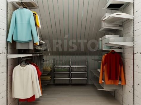 Гардеробные сетчатые системы, фотография 1