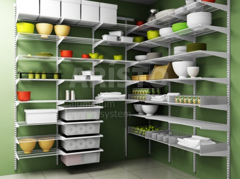 Гардеробные сетчатые системы, фотография 2