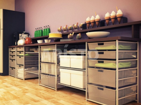 Гардеробные сетчатые системы, фотография 5