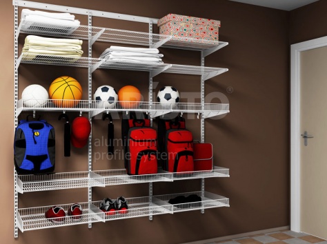 Гардеробные сетчатые системы, фотография 7