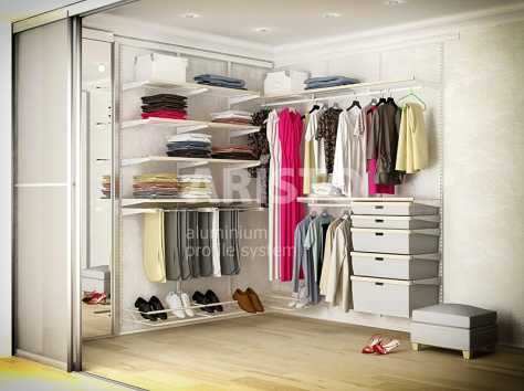 Гардеробные сетчатые системы, фотография 12