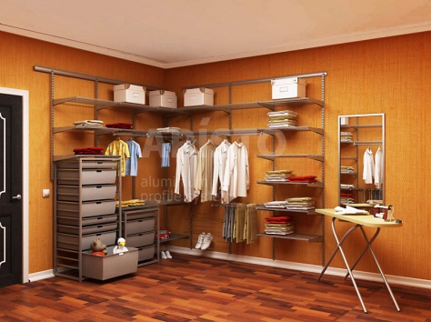 Гардеробные сетчатые системы, фотография 14