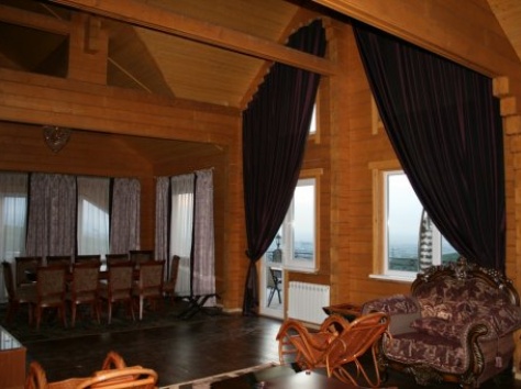 Деревянный дом, Дом из бруса, дом из Финляндии, баня из клееного бруса и оцилиндрованного бревна., фотография 3