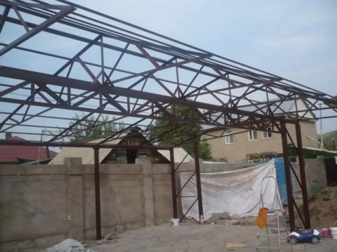 Сварочные работы. Строительство навесов, заборов; изготовление ворот с консольной системой, лестниц, фотография 6