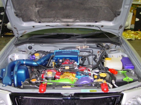 Тюнинг кузова и агрегатов, Покраска двигателя, фотография 1