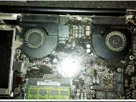 Замена Термо-пасты уст. перегрева MacBook,MacBook Pro,MacBook Air, фотография 1