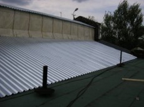 Ремонт кровли (замена асбоцементного шифера  на профнастил). В Алматы, фотография 2