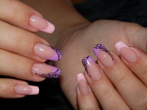 наращивание ногтей, фотография 6