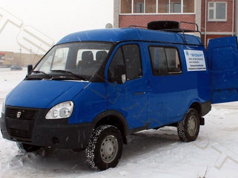 Лаборатория ГДИС  станция СГИ на базе автомобиля УАЗ, фотография 1
