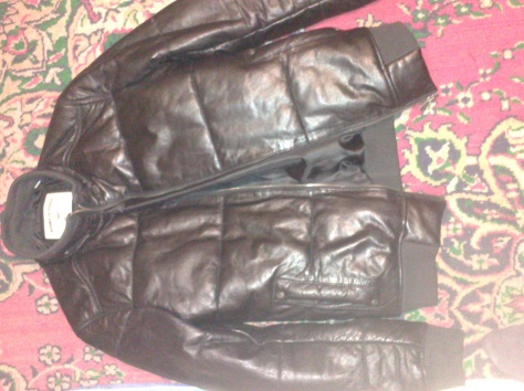 Мужк.кожанная куртка, фотография 1