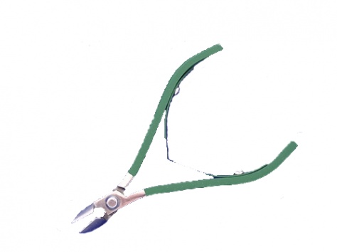 Кусачки для удаления кутикул, заусенцев (цвет - красный), фотография 1