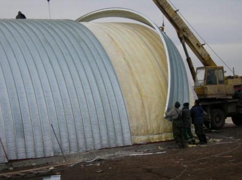 Строительство бескаркасных арочных ангаров., фотография 2