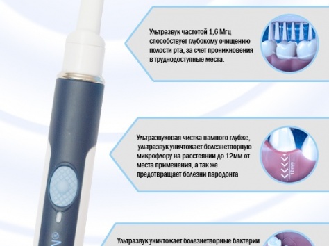 Ультразвуковая зубная щетка, фотография 2