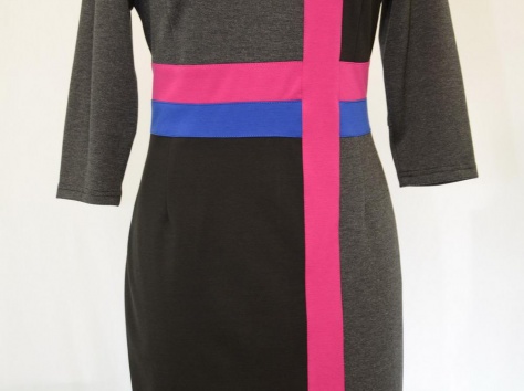 Продам трикотажное платье 52-54 р., фотография 1