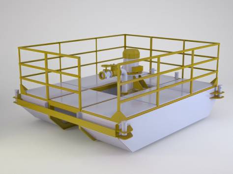 Продам плавающий заборный понтон ПЗП, фотография 1