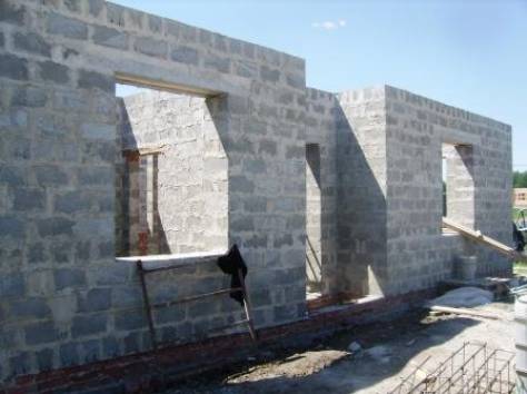 Камень стеновой полнотелый шлакоблок, фотография 1