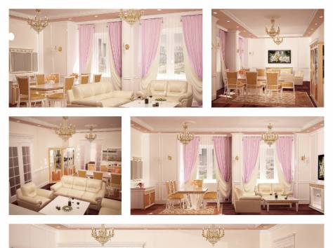 Дизайн проекты интерьера,рбочие чертежи, 3д визуализация, фотография 3