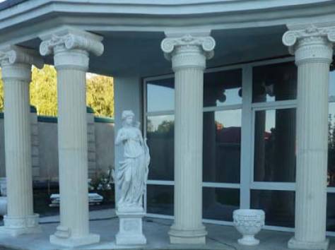 БРУСЧАТКА, ТРОТУАРНЫЕ ПЛИТКИ, ДЕКОРАТИВНЫЕ КАМНИ, БАЛЯСИНЫ, ПЕРИЛЫ, КОЛОННЫ, БОРДЮРЫ, ФОНТАНЫ, фотография 6