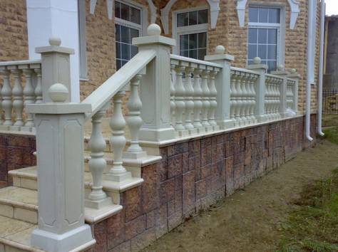 ДЕКОРАТИВНЫЕ КАМНИ, БРУСЧАТКА, ТРОТУАРНЫЕ ПЛИТКИ, БАЛЯСИНЫ, ПЕРИЛЫ, КОЛОННЫ, БОРДЮРЫ, фотография 3