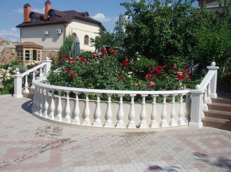 Фасад, декор дома, эксклюзивные обои, арки,обрамление окон, фотография 1