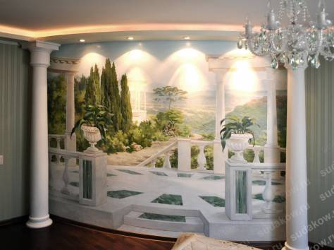 Художественная роспись стен,картин. , фотография 1