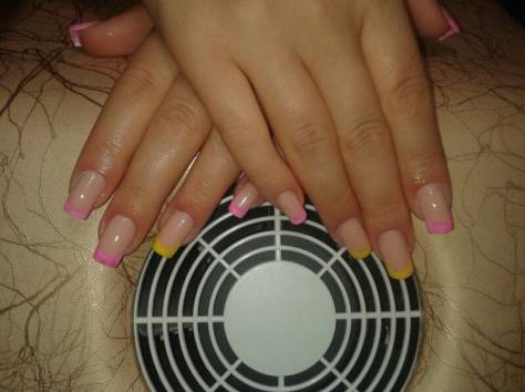 наращевание ногтей, фотография 2